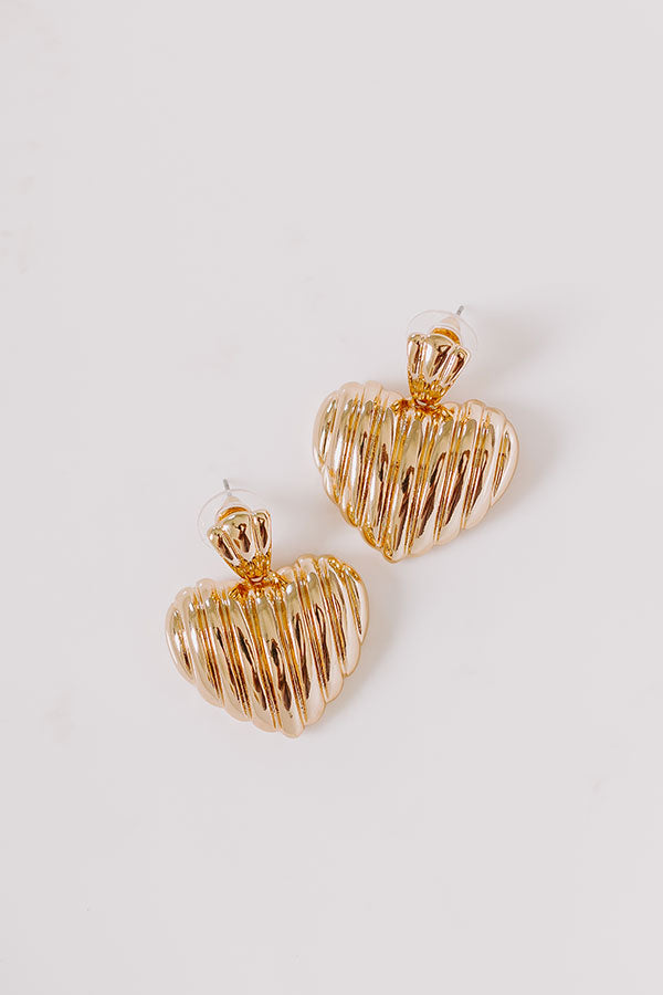 Premium Love In The Air Heart Earrings