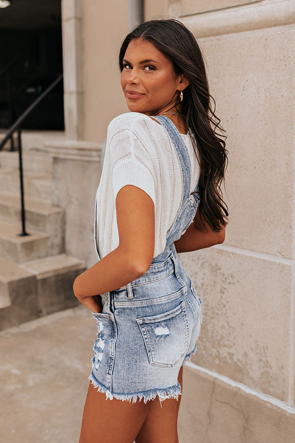 Premium Zoe Distressed Denim Overalls - Ultimate Comfort & Style