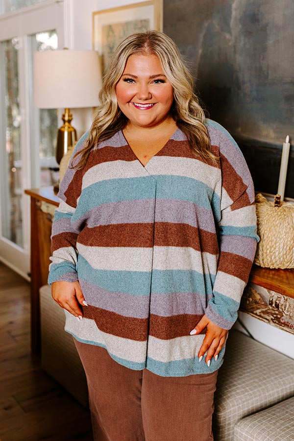 Ultimate Comfort Striped Shift Top for Effortless Style