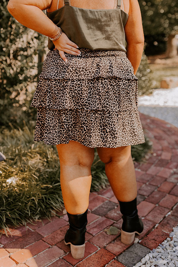 The Emily Premium High Waist Tiered Mini Skirt – Ultimate Curves Edition