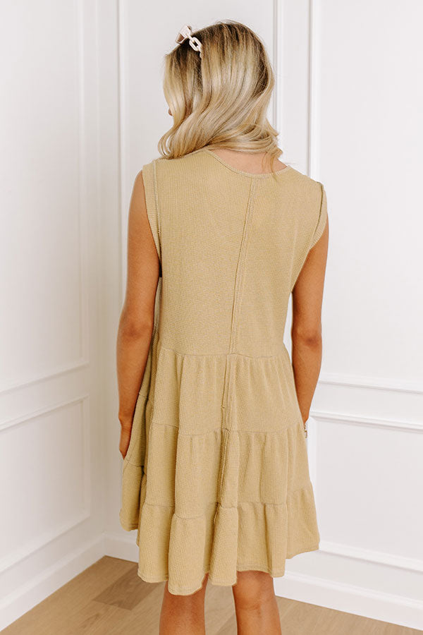 Premium Beige Shift Dress – Ultimate Comfort & Style