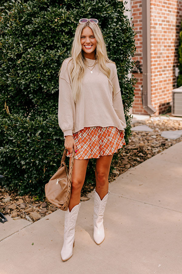 Premium Oversized Knit Sweater in Oatmeal - Ultimate Fall Wardrobe Essential