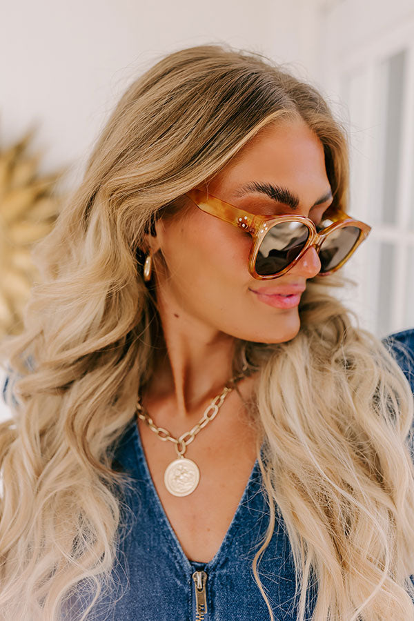 Ultimate Patio Party Sunnies in Rust - Premium Style & Comfort