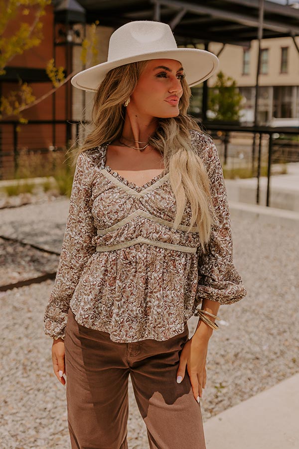 Ultimate Boho Floral Love Top