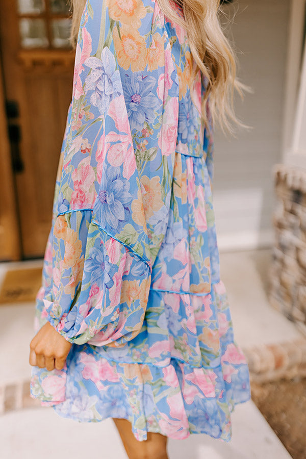 Ultimate Spring Symphony Floral Mini Dress