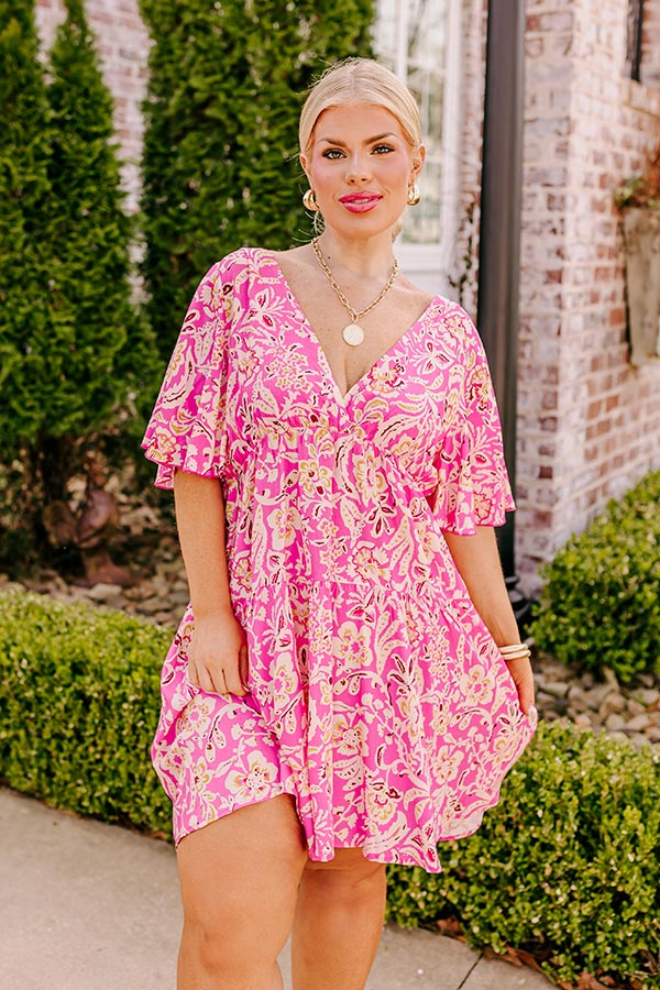 Premium Summer Floral Mini Dress - Ultimate Getaway Style