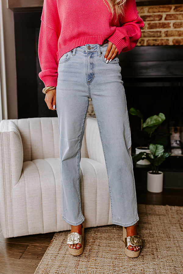 Just USA Premium High Waist Straight Leg Jeans - Ultimate Spring Style