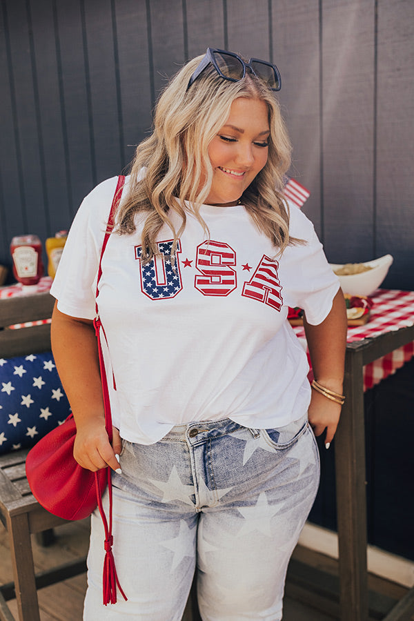 Premium USA Flag Graphic Tee - Ultimate Patriotic Style