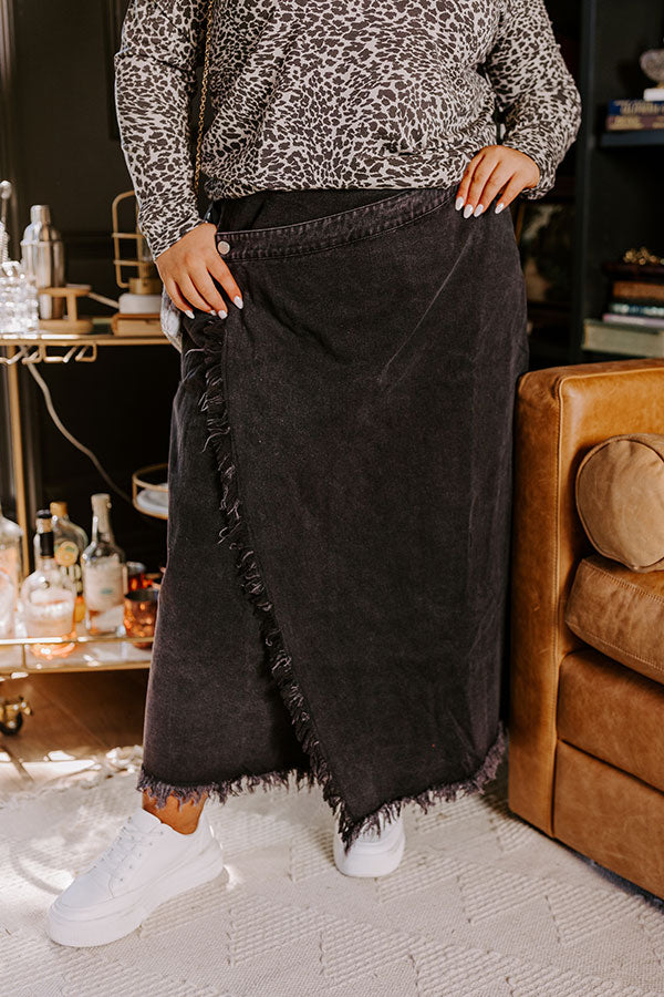 Premium Ashley Denim Wrap Skirt - Ultimate Style Upgrade