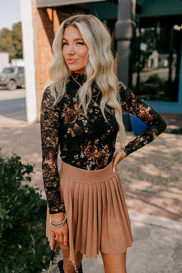 Premium Romantic Floral Lace Top - Ultimate Elegance