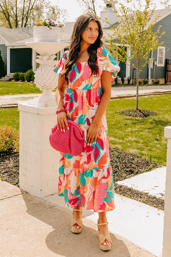 Ultimate Tropical Escape Floral Maxi Dress