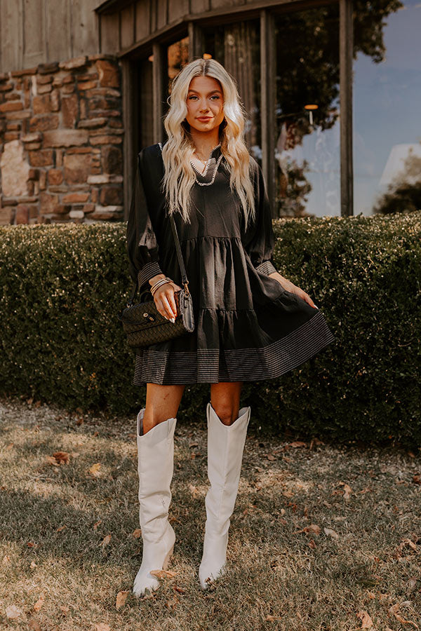 Ultimate Dreamy Moment Mini Dress - Black Edition