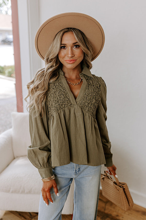Premium Sweet Gesture Babydoll Top - Ultimate Fall Style