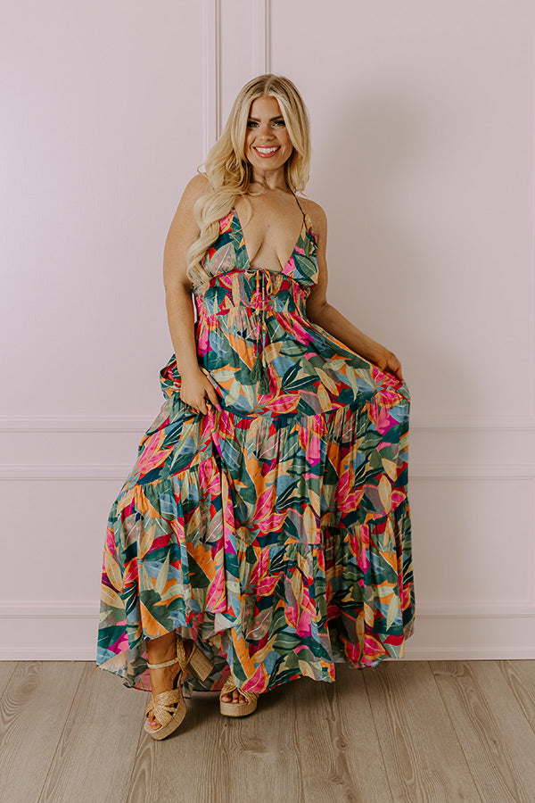 Premium Tropical Fizz Maxi Dress - Ultimate Summer Style