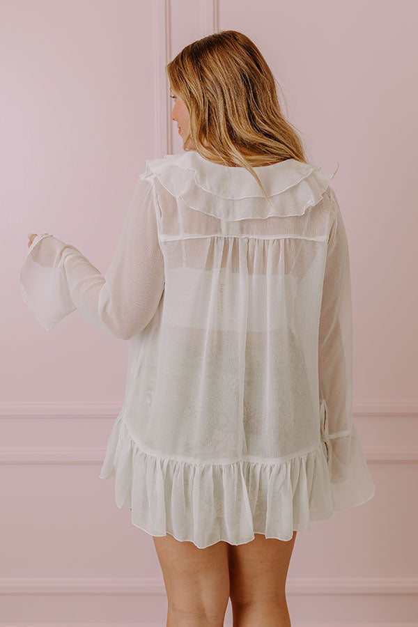Ultimate Positive Affirmation Shift Top - Premium White