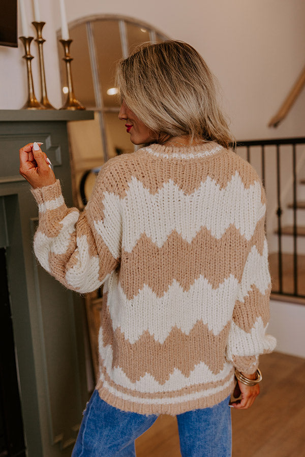 Premium Coffee Outing Knit Sweater - Ultimate Comfort & Style