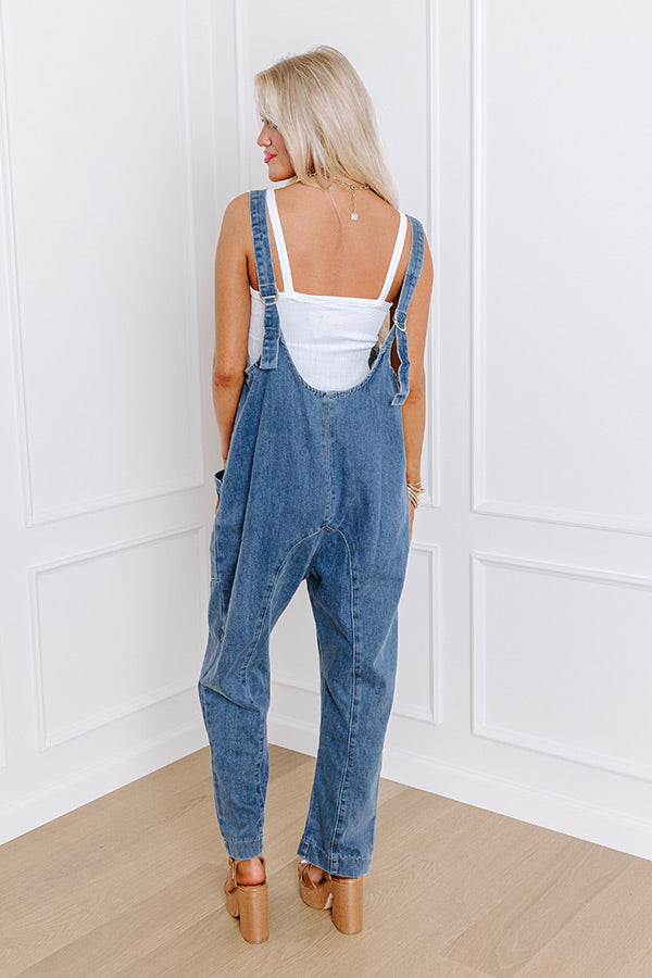 Ultimate Latte Break Denim Jumpsuit