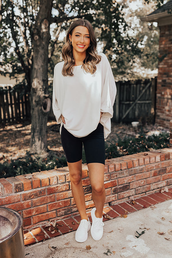 Ultimate Comfort Oversized Dolman Tee - Ivory