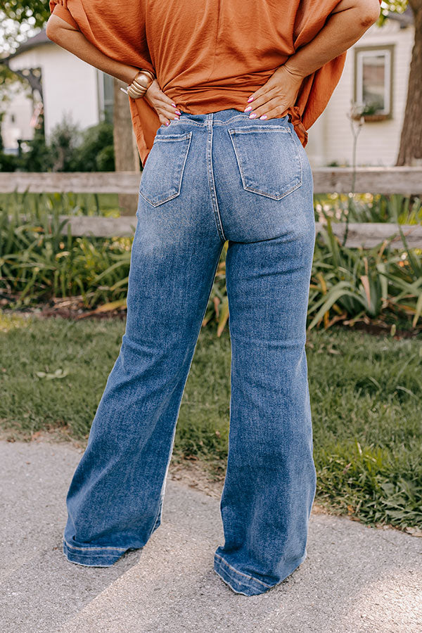 Premium RISEN High Waist Flare Jeans