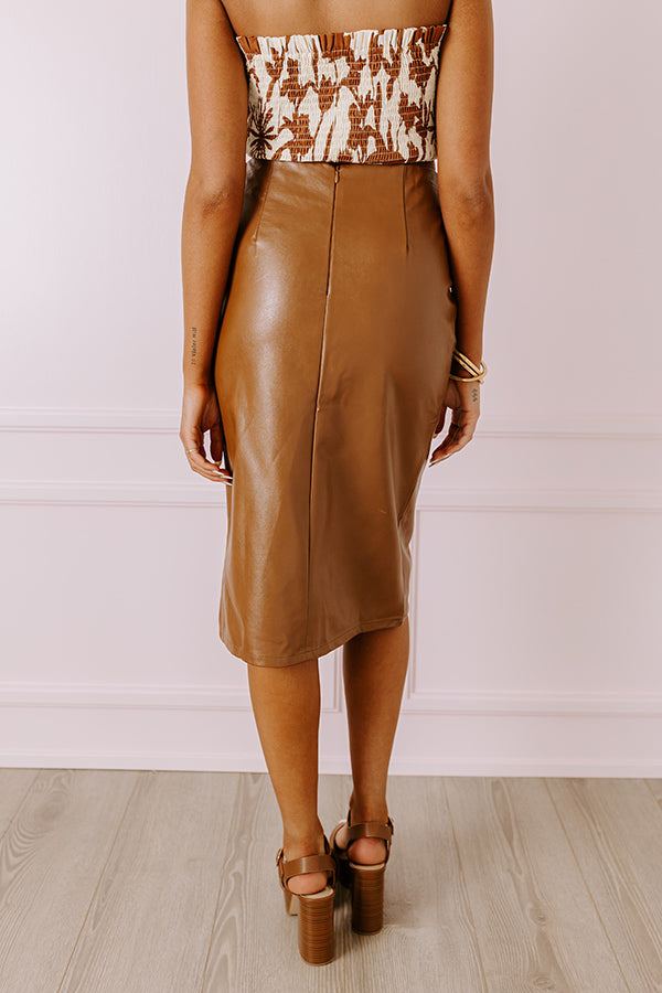 Premium Faux Leather Skirt - The Glee Collection