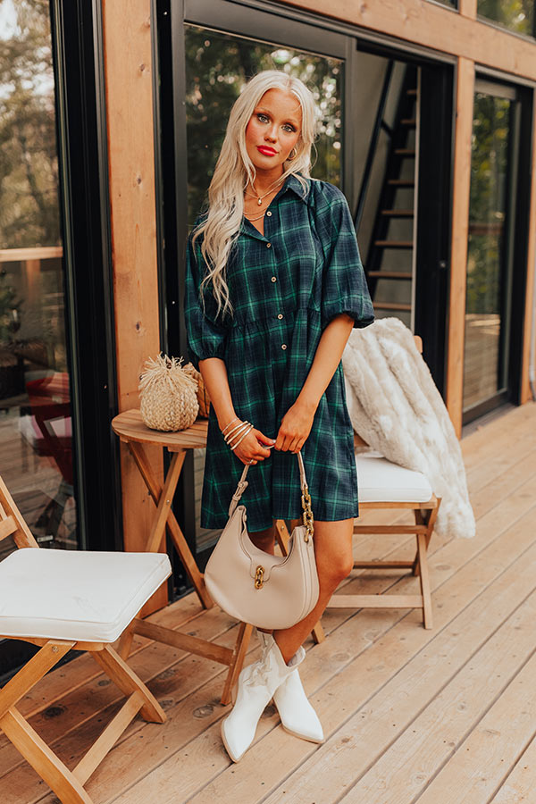 Chic & Timeless Plaid Mini Dress - Premium Style