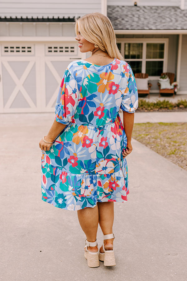 Ultimate Dreamy Floral Shift Dress for Curves