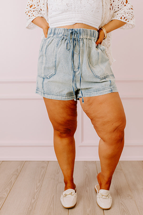 Premium Miranda Acid Wash Denim Shorts - Ultimate Style Upgrade