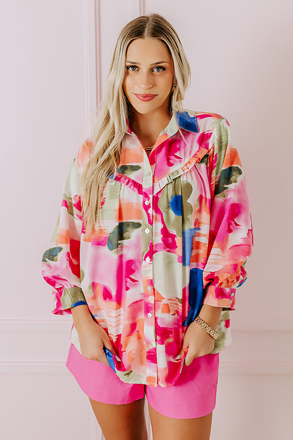 Ultimate Spring Vibes Button-Up Shirt