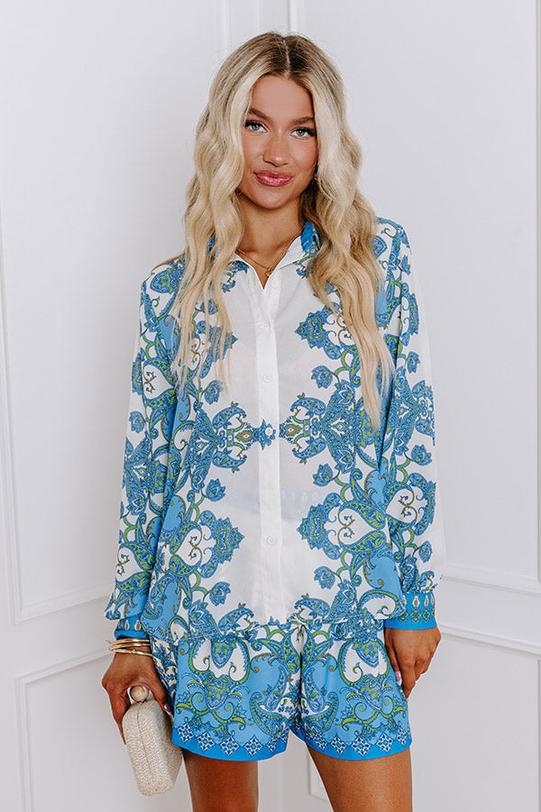 Premium Milan Bound Paisley Button-Up Shirt