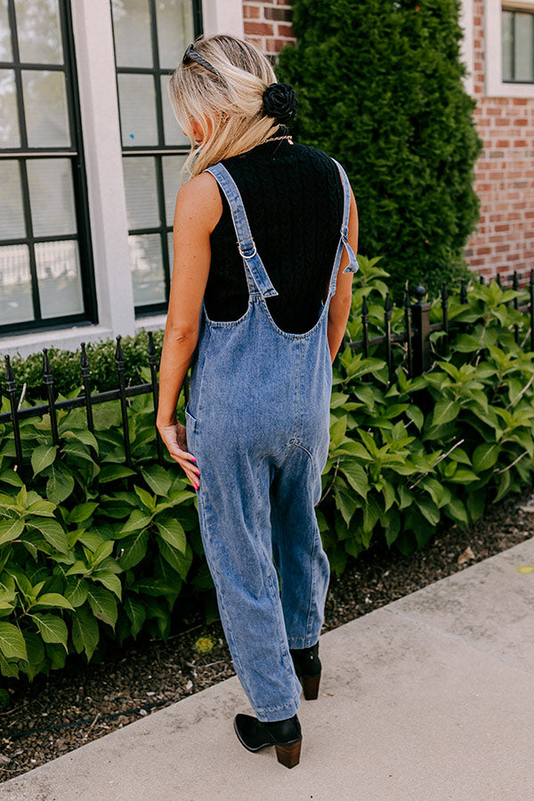 Ultimate Latte Break Denim Jumpsuit