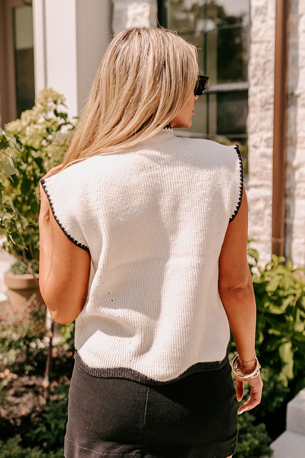 Ultimate New York Chic Knit Sweater Top