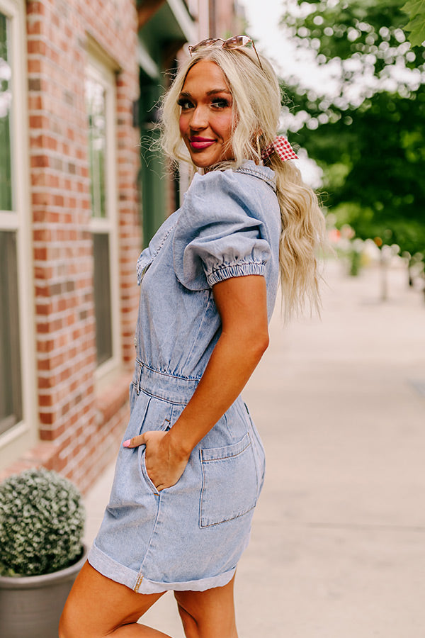 The Jill Premium Denim Romper - Ultimate Style Upgrade