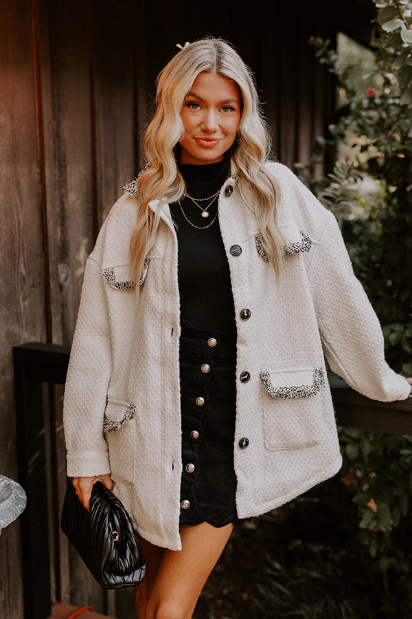 Premium Comfy Glam Tweed Jacket - Ultimate Style & Comfort