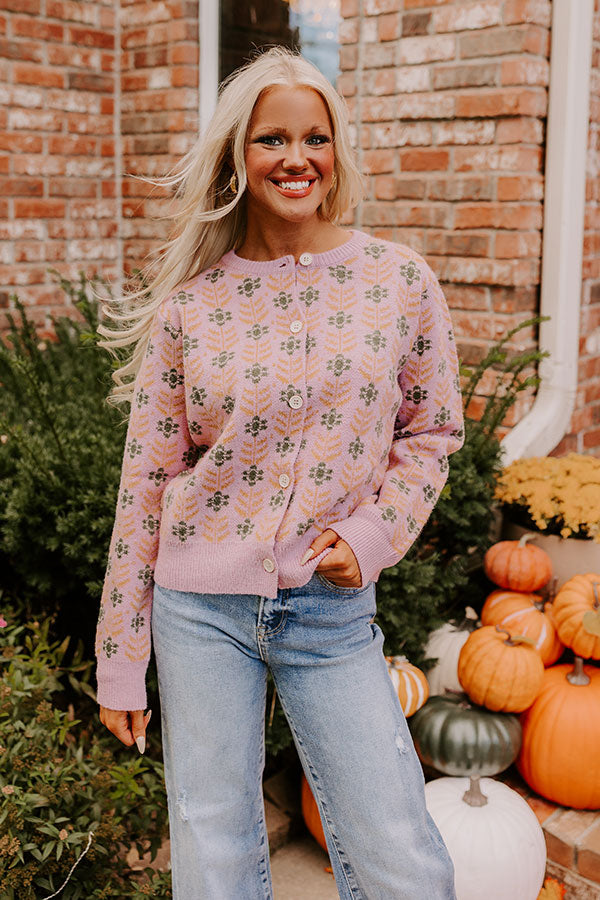 Premium Knit Floral Cardigan - Ultimate Cozy Style