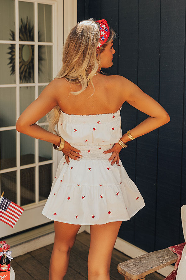 Premium Stars & Sparkles Embroidered Romper - Ultimate Summer Style