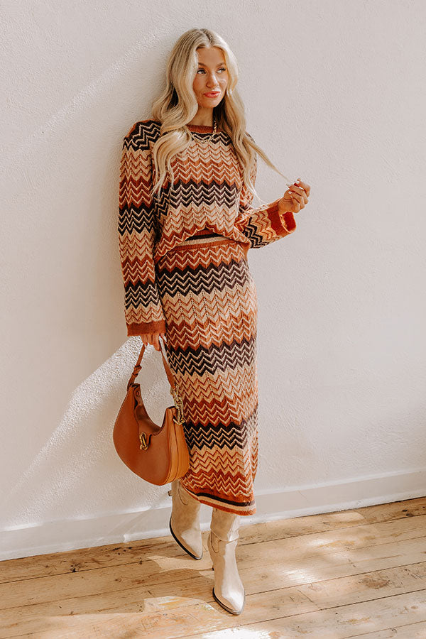 Premium Autumn Comfort High Waist Knit Maxi Skirt