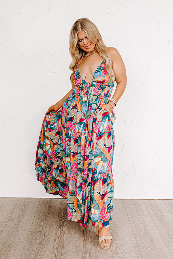 Premium Tropical Fizz Maxi Dress - Ultimate Summer Style