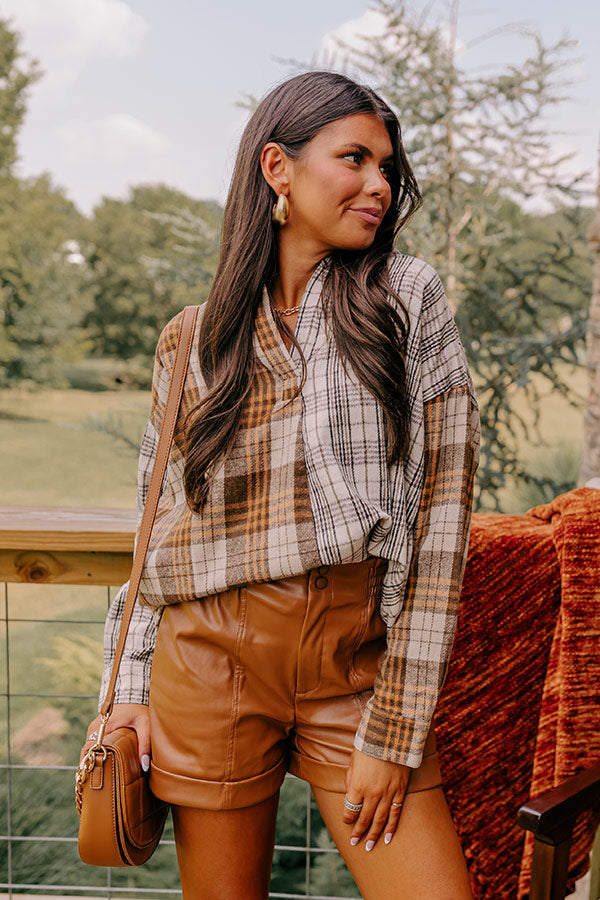 Premium Seasonal Snuggles Flannel Top - Ultimate Autumn Essential