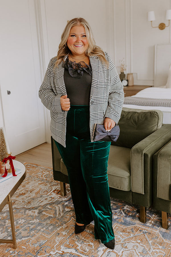 Ultimate Luxe High Waist Velvet Pants - Premium Fit & Style