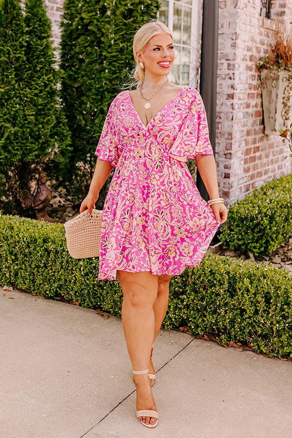 Premium Summer Floral Mini Dress - Ultimate Getaway Style