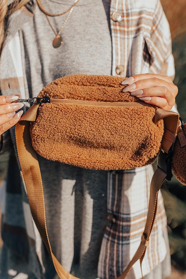 Premium Sherpa Fanny Pack - Ultimate Style in Brown