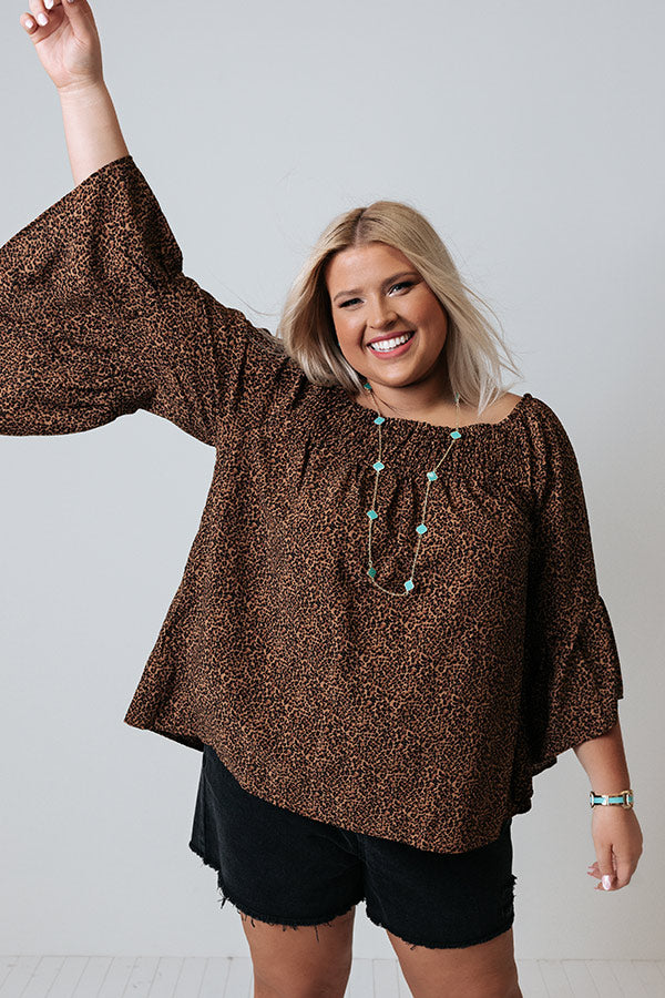 Ultimate Leopard Print Top - Plus Size Curves Collection