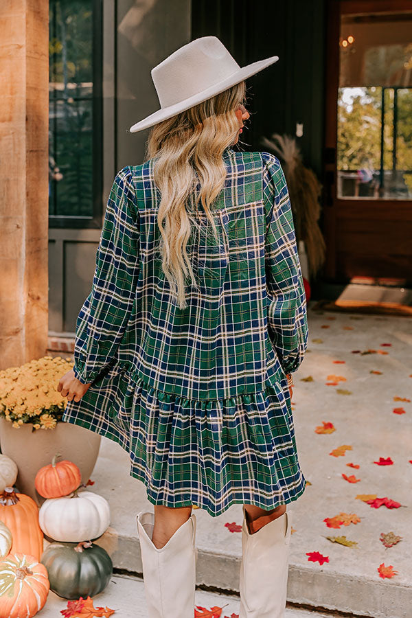 Ultimate Apple Picking Plaid Mini Dress - Premium Style & Comfort