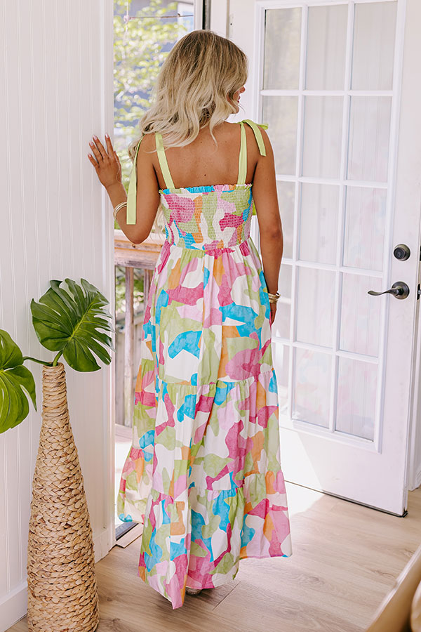 Ultimate Summer Bliss Smocked Maxi Dress