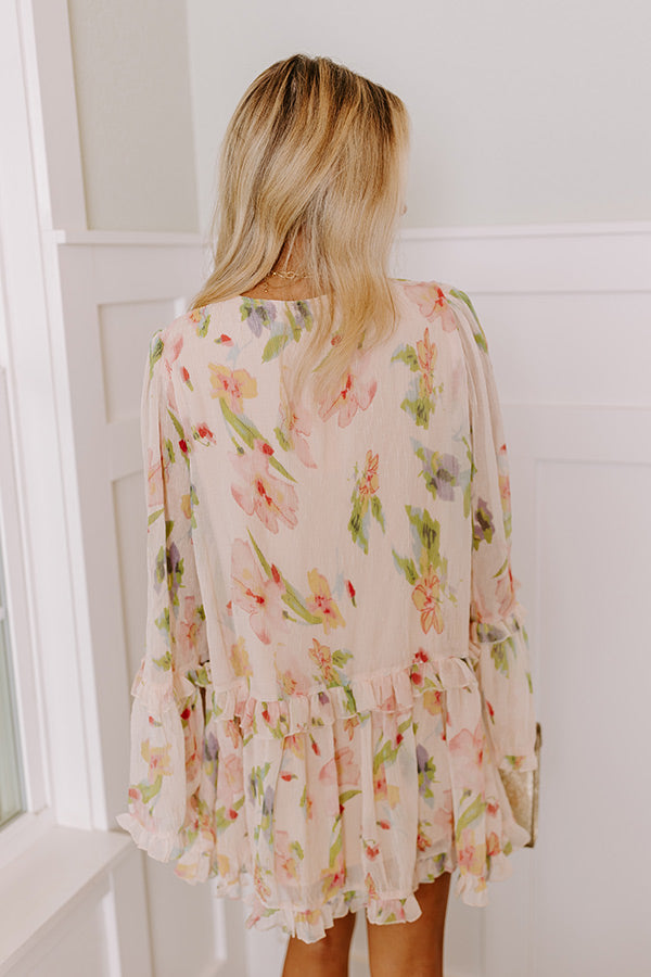 The Carrigan Premium Pleated Floral Mini Dress | Ultimate Feminine Style