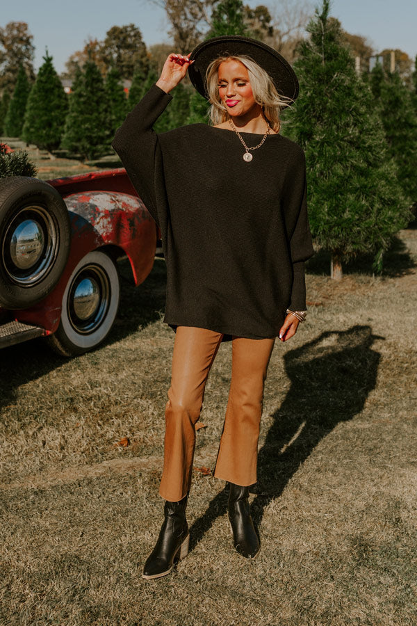 Ultimate Caffeine Crush Sweater - Black