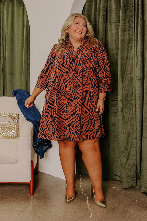 Ultimate Fall Brunch Babydoll Mini Dress - Chic & Versatile