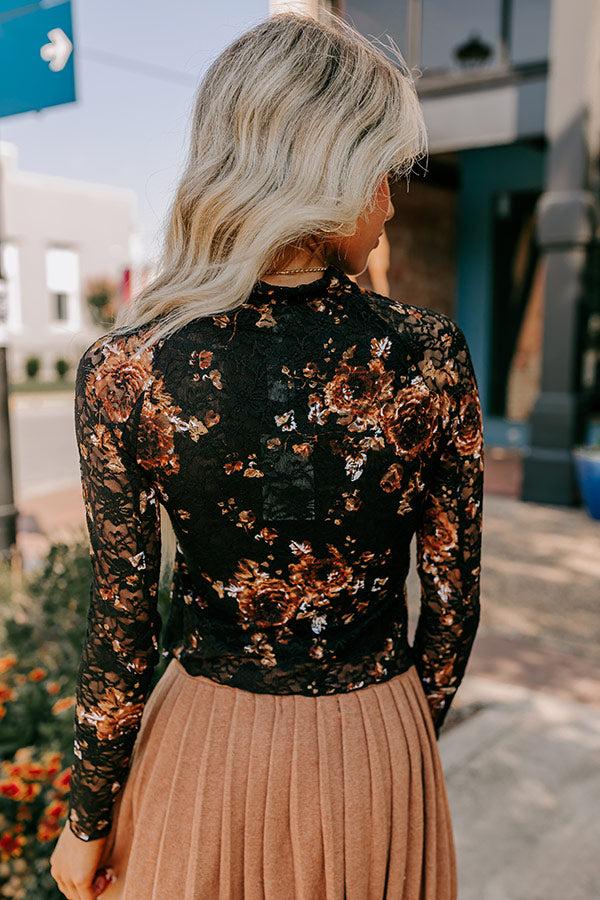 Premium Romantic Floral Lace Top - Ultimate Elegance