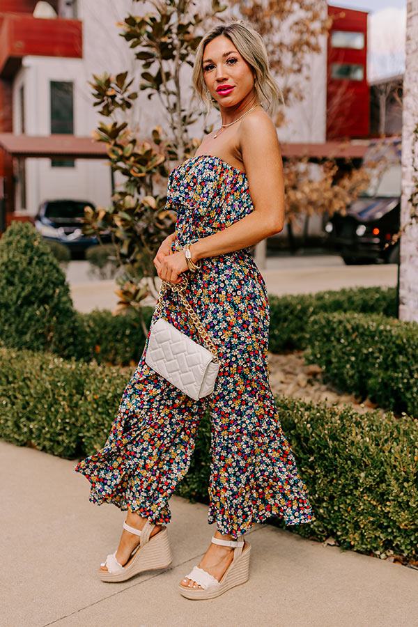 Premium Resort Radiance Floral Jumpsuit - Ultimate Summer Style