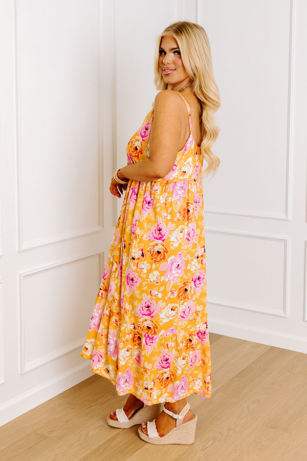 Premium Floral Midi Dress - Ultimate Style Upgrade